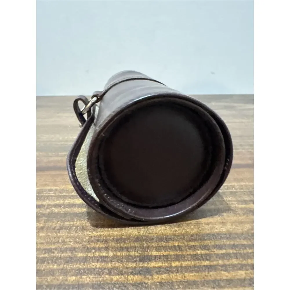 Bill Amberg Leather Travel Watch Roll Brown Handmade Fashion Accessories